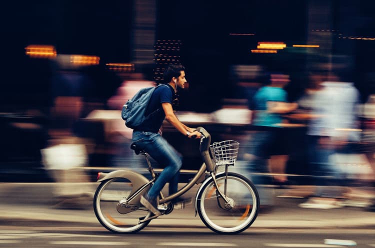 Man On Bike